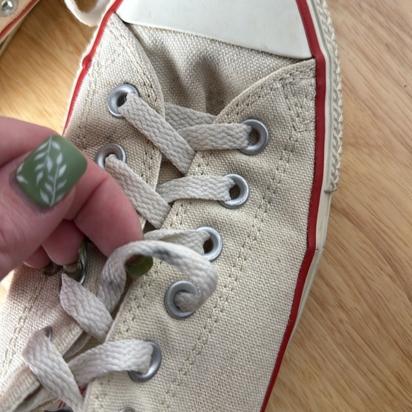 Converse All Star Converse Skateboarding Low Top Mens 7.5 Womens 9.5 Off White - Picture 10 of 14